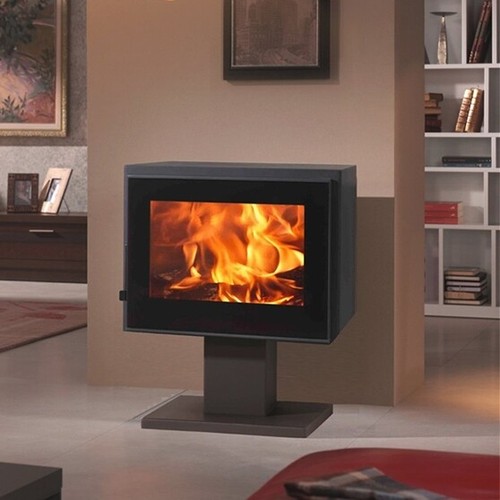 Verne Wood Burning Multi-fuel Stove Contemporary Stove - Picture 3 of 15