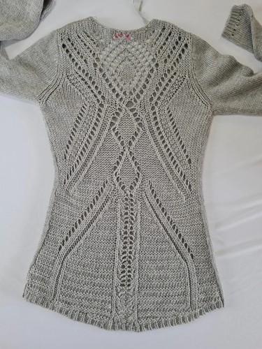 Damen Pullover Gharani Strok Gr. XL Langarm V-Ausschnitt Grau 14607 - Bild 11 von 14