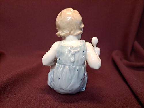 Estatuilla Rosenthal De Colección Niño con Pájaro 1664 Alemania Gronau - Imagen 3 de 10