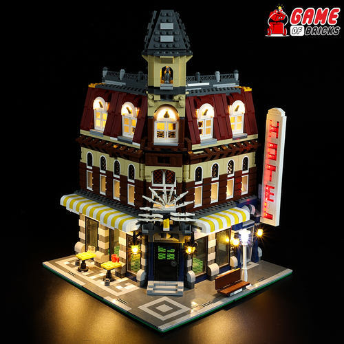 LED Lichtset für Cafe Corner - kompatibel mit LEGO® 10182 Set - Bild 7 von 12