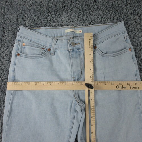 Jeans Levis para mujer 28x29 azul denim lavado claro novio 28x26* - Imagen 5 de 16