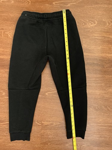 Nike Boy's Sportswear Tech Fleece FA240208NIC Cotton Sweatpants Size Large Black - Picture 6 of 7