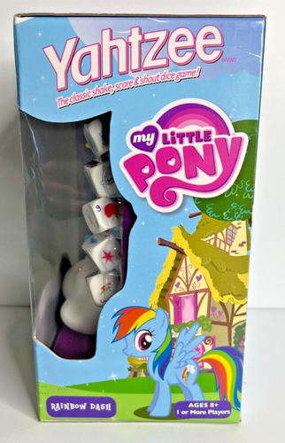 USAopoly Yahtzee My Little Pony Rainbow Dash Edition Dice Game 2015 NEW - Picture 3 of 7
