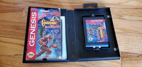 Tarjeta de registro manual póster completo Castlevania Bloodlines Sega Genesis CIB - Imagen 18 de 23