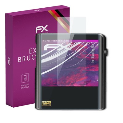 atFoliX Glasfolie für Shanling M5s Displayfolie 9H Schutzpanzer