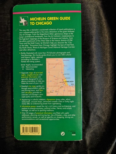 Michelin Travel Publications Chicago Green Guide : North America Perfect - Imagen 3 de 3