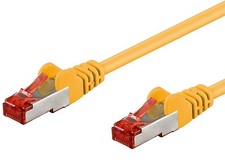 Intellinet Cavo di rete Patch in rame Cat. 6 Giallo SFTP LSZH 1,5m