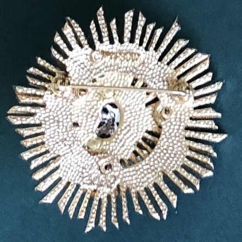 VINTAGE MARBOUX MARCEL BOUCHER RHINESTONE FLOWERS STARBUST PIN & EARRING SET - Bild 10 von 11