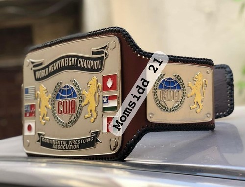 CWA Continental Wrestling Association Heavyweight Championship Gürtel 4mm Zink - Bild 3 von 3