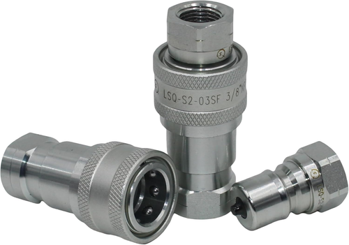 2 Set 3/8'' NPT Replace Kubota 7J417-66220 7J417-66320 Hydraulic Quick Connect C - Picture 6 of 12