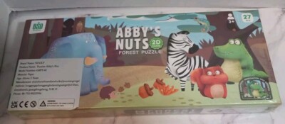 Nooly 27 Pcs Abby's Nuts Forest Puzzle 2D Scene New