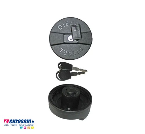 TAPPO CARBURANTE SERBATOIO PER IVECO DAILY EUROCARGO TECTOR EUROTECH CAMION D.80 - Imagen 2 de 3