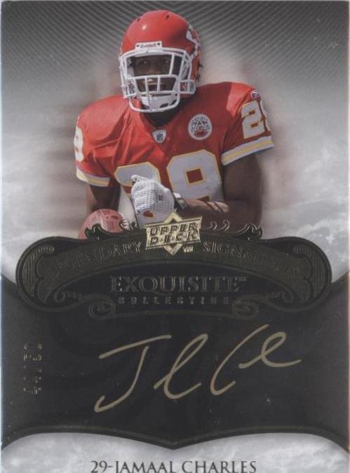 2008 Upper Deck Exquisite Collection Jamaal Charles #EGS-JC - 1 of 2