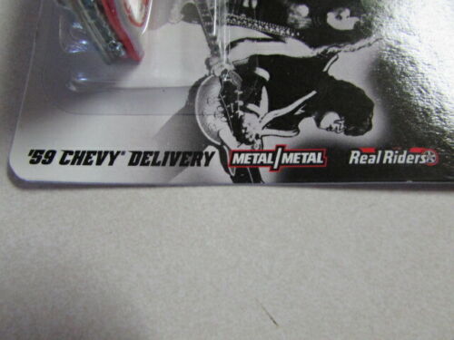 KISS~HOT WHEELS '59 CHEVY DELIVERY REAL RIDERS W6649-0910 ASST.V2184 NEW ON CARD - Picture 3 of 6