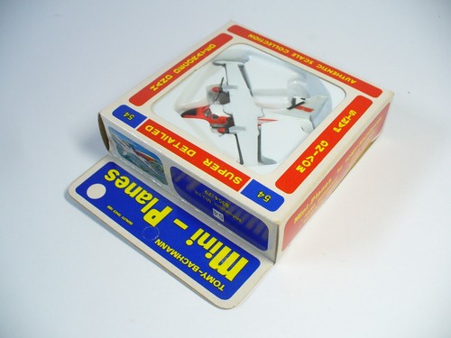 Tomy Bachmann Mini-Planes #54 Mitsubishi MU-2B 1/130 New Old Stock - Picture 2 of 8