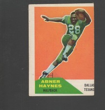 1960 Fleer Football Card #73 Abner Haynes-Dallas Texans Ex Card