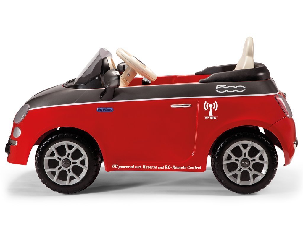 Fiat 500 Rossa 6v con Radiocomando Fiat 500 Rossa 6v con Radiocomando