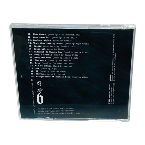 67 – The 6 - Hip Hop Rap Drill ( CD Album ) Absolute – 67CD11 ( NM ) - Bild 2 von 3
