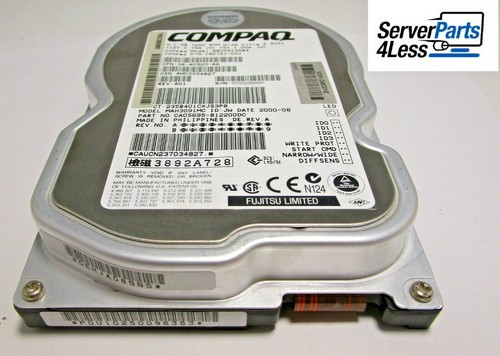 180721-001 Compaq / HP 9.1GB Ultra2 SCSI 7200RPM 1In 3.5” HDD - Picture 3 of 7