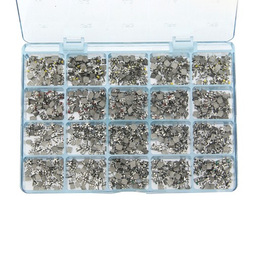 50 juegos de soporte de metal mini monobloque de ortodoncia dental MBT Roth 022 345W/H - Imagen 15 de 36