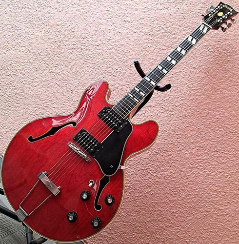 Greco SA-550 Cherry Red 1970s MIJ Full Hollow Guitar | Gneco Era | Japan Vintage - Picture 18 of 20