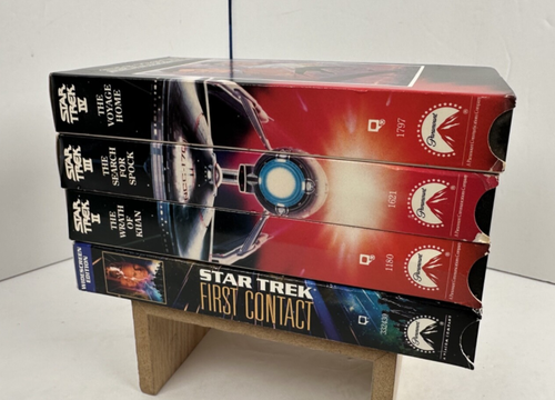 Star Trek VHS Movie Lot - Wrath of Khan, Search for Spock, Voyage Home + - Picture 5 of 5