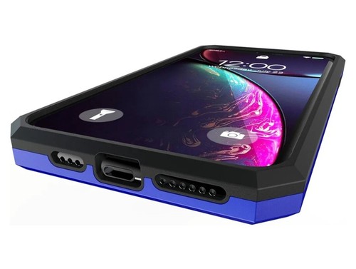Kitoo Defender iPhone 11 Pro Max custodia ecologica cavalletto antiurto blu - Foto 4 di 5