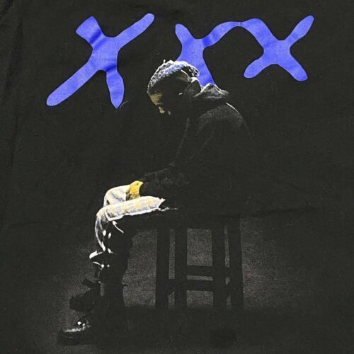 Vintage Men XXXTentacion T-Shirt Short Sleeve Black Unisex - Picture 1 of 1