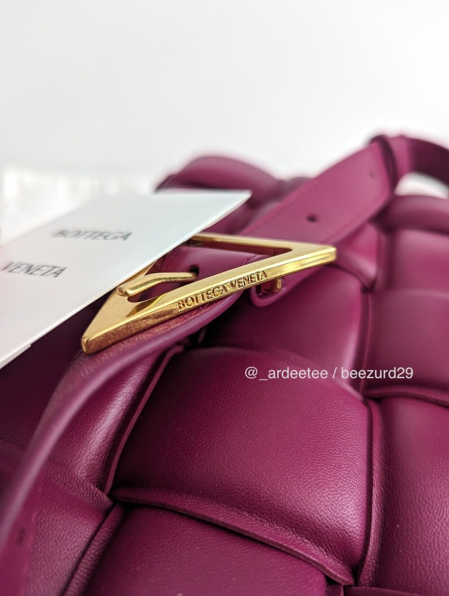NEW* BOTTEGA VENETA PADDED LAMB LEATHER CASSETTE SHOULDER NEW* BOTTEGA VENETA PADDED LAMB LEATHER CASSETTE SHOULDER