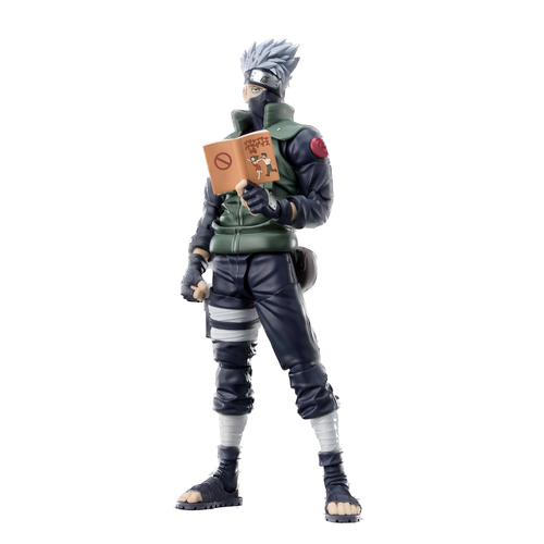 Bandai S.H. Figuarts Naruto Shippuden Kakashi Hatake Famoso Héroe Sharingan Figura - Imagen 8 de 11