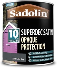 Image of Sadolin Superdec Opaque Satin Wood Protection 1L All Colours