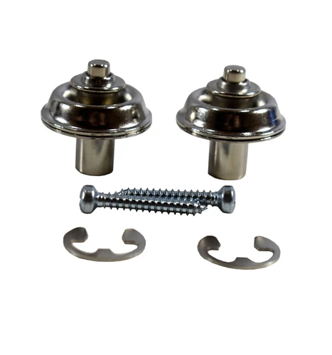 Dunlop Strap Locks - Guitar - Flush Mount Strap Retainer System Nickel