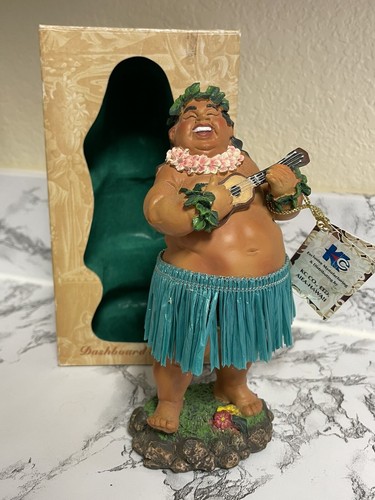 Dashboard Hula Doll  "Bradda Ed" Boy with Ukulele 7" KC Hawaii Leilani NEW - Picture 11 of 12