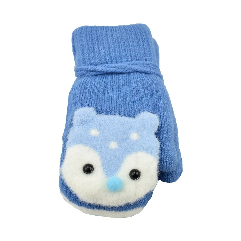 Wear Sierra Mittens for Baby and Toddler-Colorful Mouse Design, Great Gift Idea