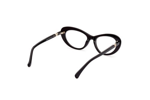 Marco de gafas ópticas de plástico negro para ojo de gato Max Mara MM5051 001 52-18-140 - Imagen 4 de 4