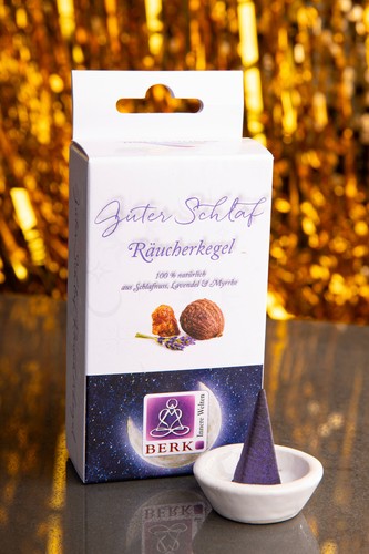 BERK HOLY SMOKES Räucherpyramide 6 Var. Ambrosia Schlaf Zirbe Palo Santo Salbei - Bild 3 von 19