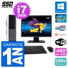 PC DELL 990 Dt Bildschirm 19 " Intel Core i7-2600 RAM 32Go SSD 480Go Windows 10
