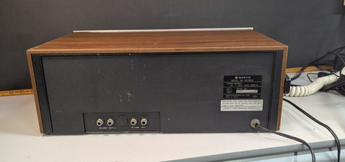 Vintage Sanyo RD 5250 Stereo Cassette Deck For Parts (Powers On) - Picture 7 of 8