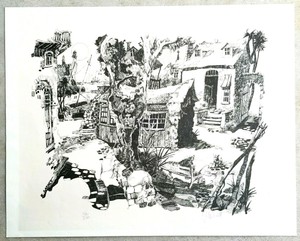R-GARNETT-Hand-Signed-Limited-Edition-Print-Numbered-250-St-Augustine-Florida