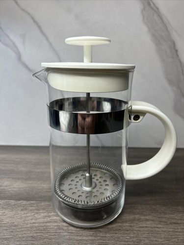 Bodum French Press 34 Oz White, Glass & Stainless - Picture 2 of 9