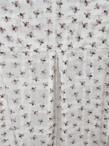 Jane + DeLancey Short Sleeve White and Pink Honey Bee Button Shirt SO CUTE!! - Picture 7 of 7