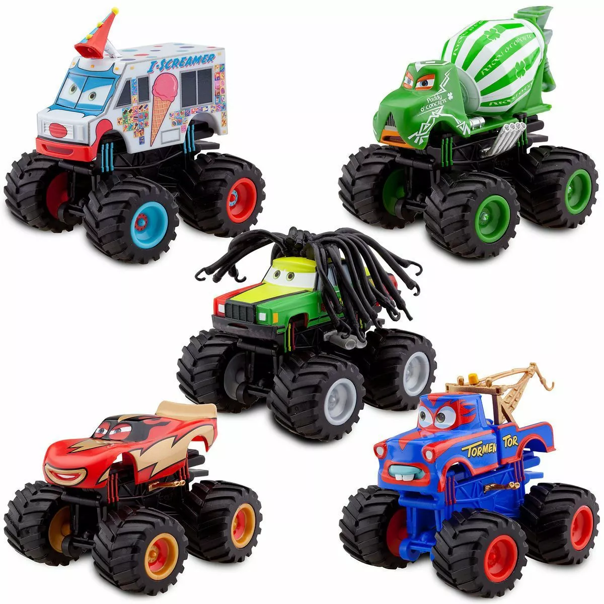 BESTZY Monster Truck Mini Voiture Jouet, 6 Pièce Voiture Monster Truck,  B-Laze et The Monster Machines Mini Voiture Jouet Enfant Mini Voiture  Véhicules de Camion Décoration Gâteau d'anniversaire : : Jeux et