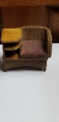 SELTENE Sandra Sondra Ritter Handwerker Korb Holz Klatsch Bank Puppenhaus Miniatur