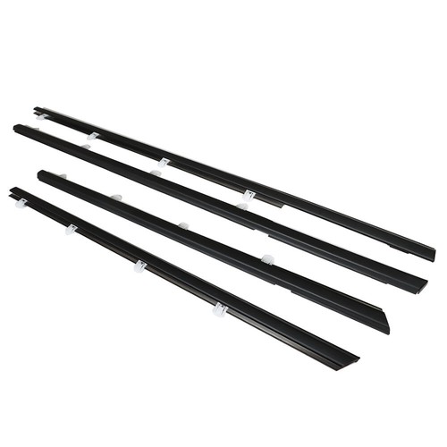 Cinturón de sellado para molduras de ventana resistente al clima 4 piezas para Honda Civic 2012-2015 - Imagen 3 de 10
