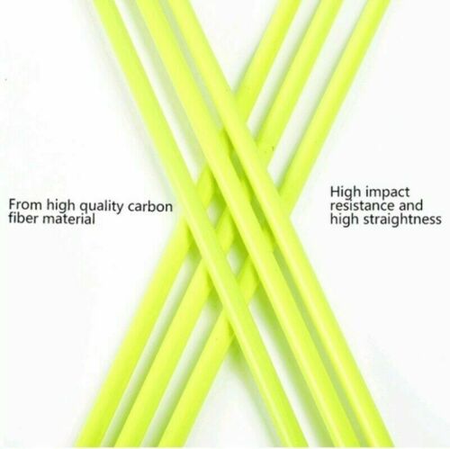 12x 30"Archery Carbon Arrows Spine 500 OD 7.8mm for Compound Recurve Bow Hunting - Picture 3 of 15