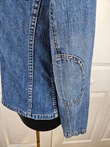 Ralph Lauren Denim Jean Jacket XS Button Up w/Elbow Patches Very Cute Classic - Picture 7 of 10