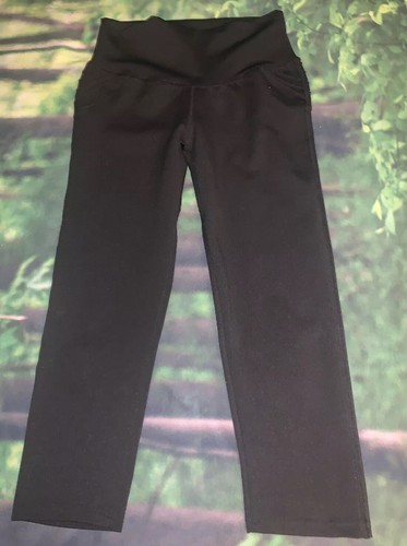 BSP Women’s Crop Black Leggings Sportswear High Rise Sz Small - Picture 1 of 8