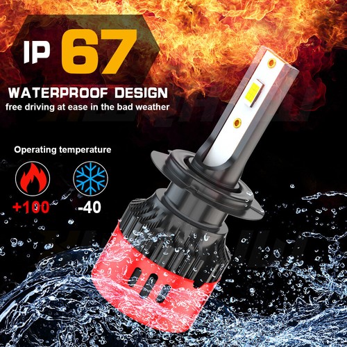 For Mitsubishi OUTLANDER 2014-2020 2x LED Headlights H7 Low Beam 6000K - Bild 4 von 9