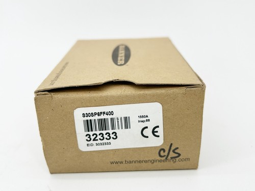 New Banner Engineering S30SP6FF400 Photoelectric Sensor 300MM Range 30V 32333 - Picture 5 of 5