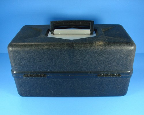 Old Pal 2 Tray Tackle Box With Lures Spinning Reel Soft Plastics Spoons Knife - Picture 11 of 14